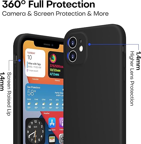 Miniatura 6 de CellEver Elite - Funda para iPhone 11 de 6.1 pulgadas, funda de silicona duradera con revestimiento de nanotecnología, protección mejorada de la