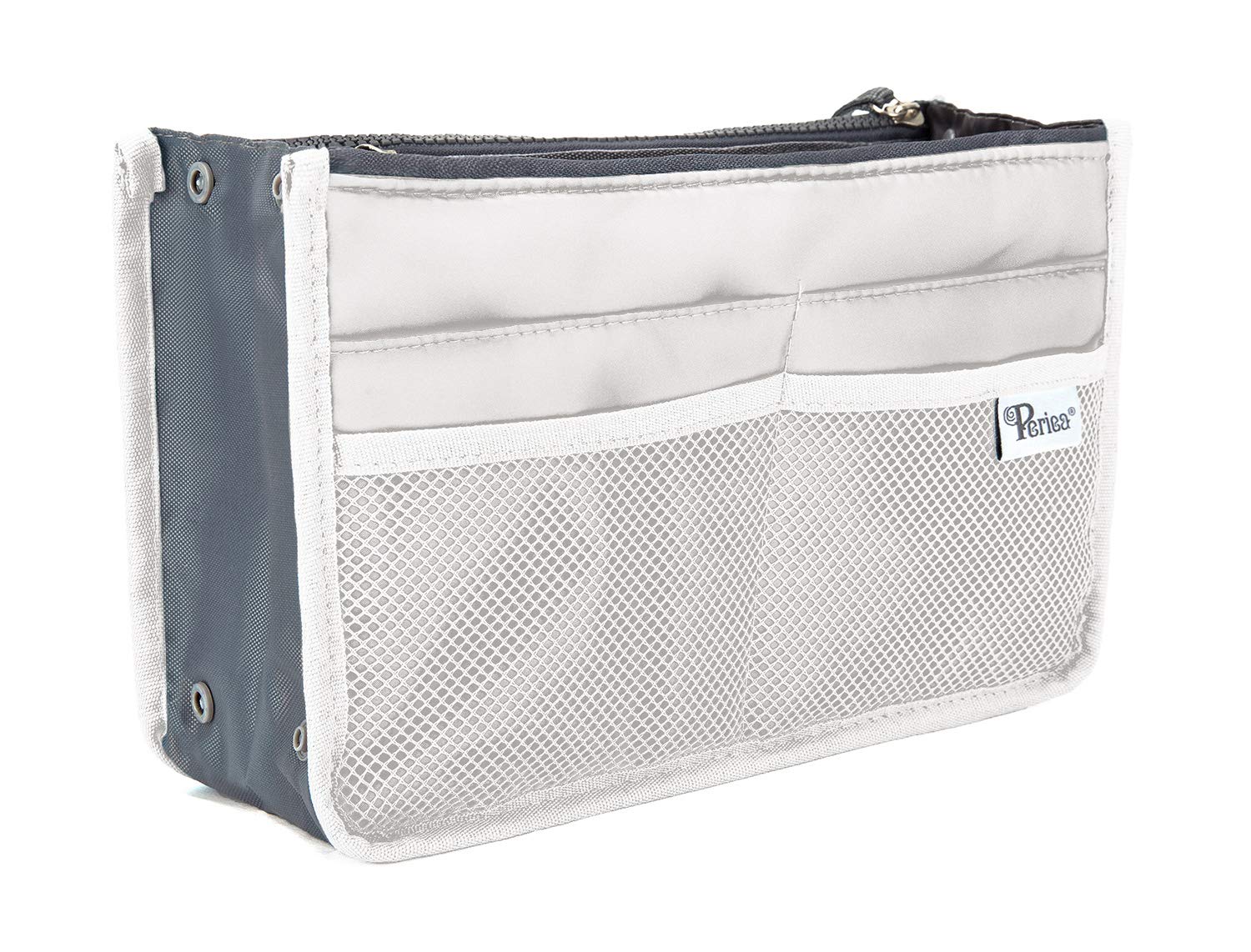 Periea 'Signature' Luxury Handbag Organiser Insert - 3 Sizes - (Seafoam Waves, Large) — view 74