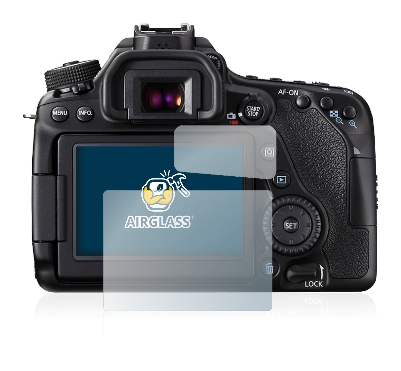 BROTECT Panzerglas Für Canon EOS 850D – Made In Germany, 9H Härte, Kratzfest, Anti-fingerprint, Transparent