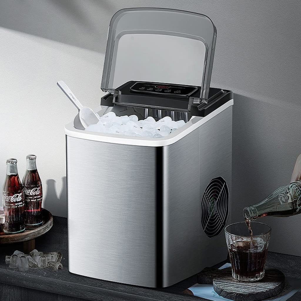 Fabricante de Hielo pequeño Mini Mini Mini Mini Retro Redondo de Hielo Fabricante de Cubos de Hielo