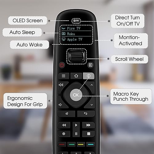 Miniatura 6 de SofaBaton U2 Mando a Distancia Universal con APP Personalizable, Control Remoto Inteligente Todo en Uno, Compatible con TVBarra de