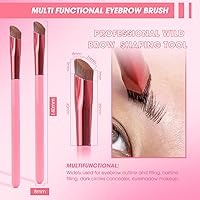 Vista 2 de 2 brochas multifunción para cejas que hacen que el cabello se parezca a trazos en absoluto, cepillo de contorno de cejas corrector de cejas