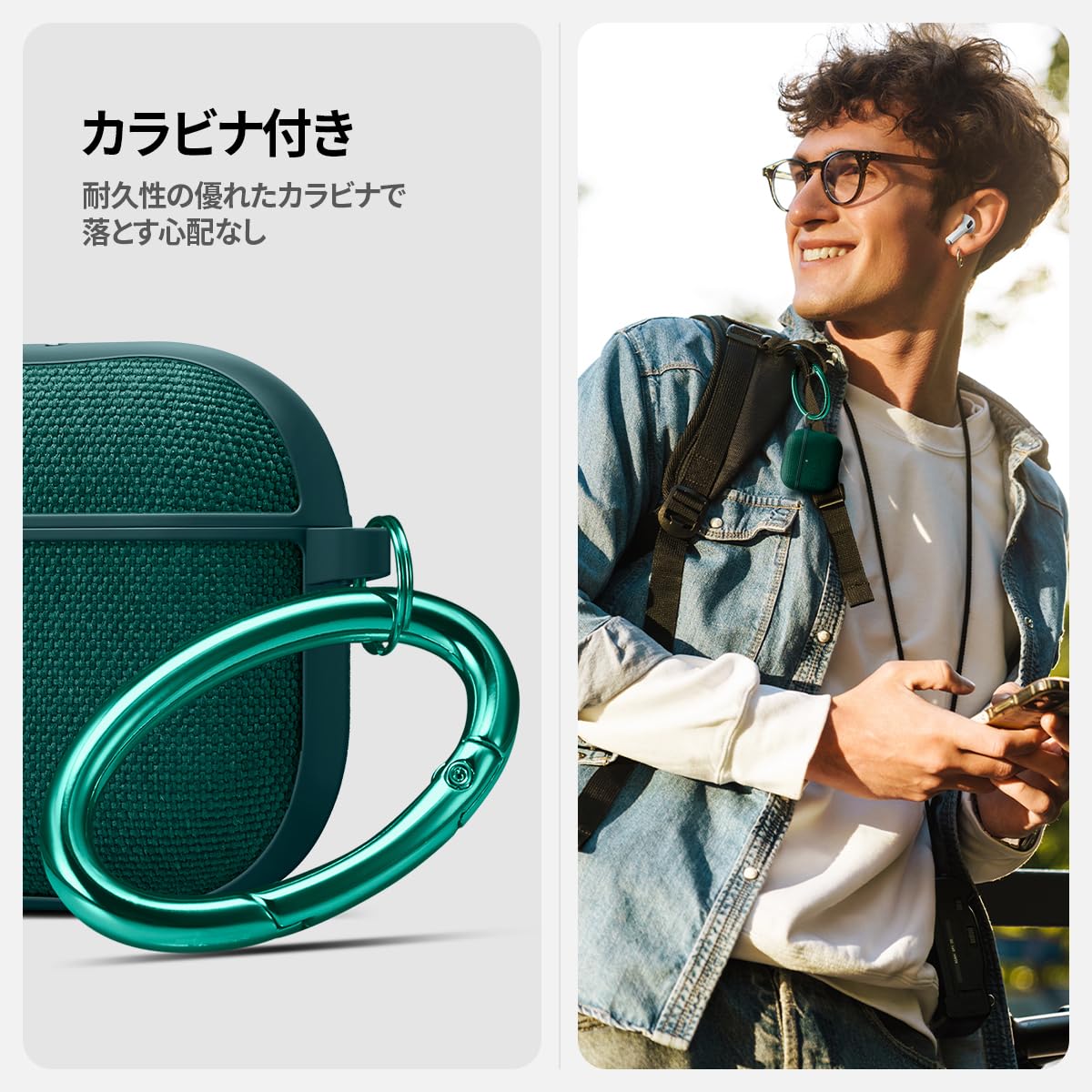 Amazon | Spigen For AirPods 4/5 ケース カバー ナイロン 傷防止