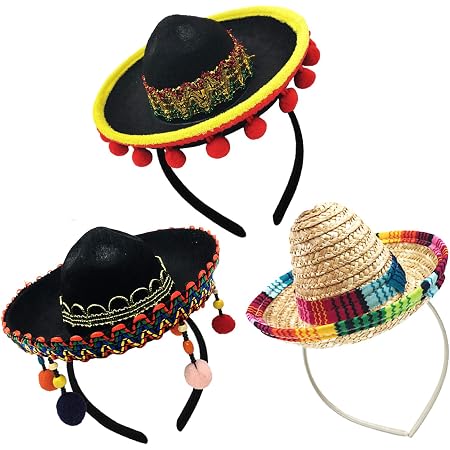YAJUA Mariachi Mexican Mini Sombrero 6 