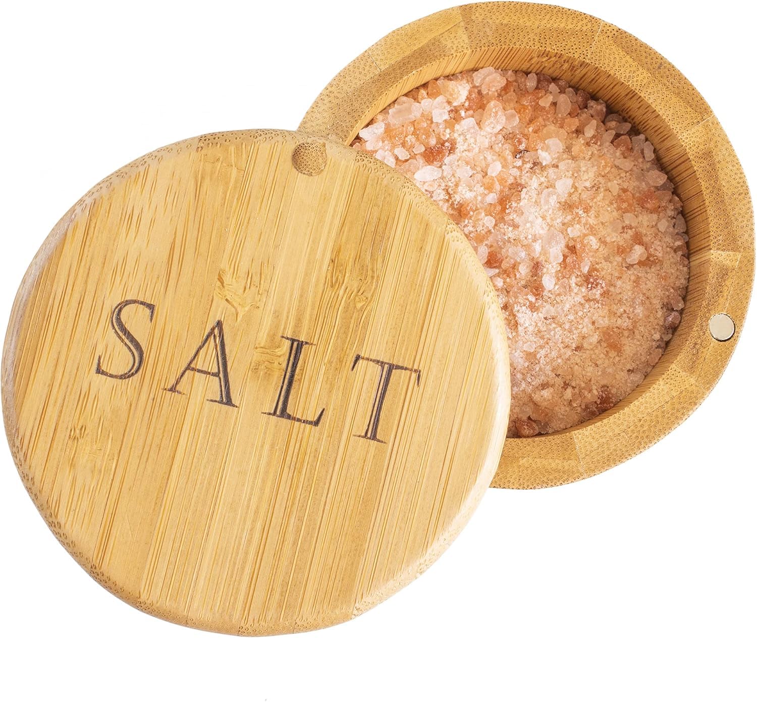 Totally Bamboo Salt Cellar Swivel Lid