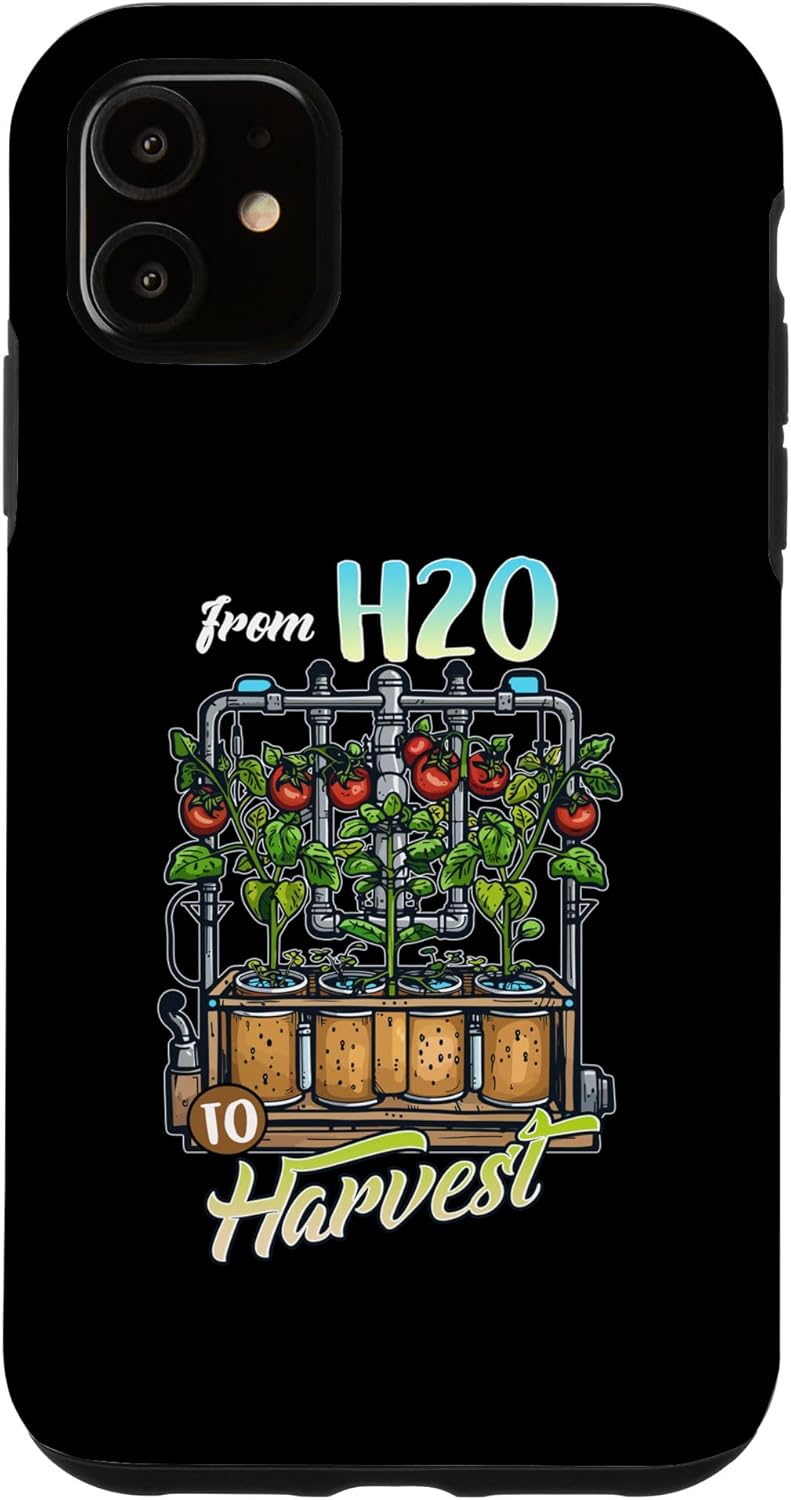iPhone 11 Aquaponics System Hydroponics Graphic Sustainable Gardening Case