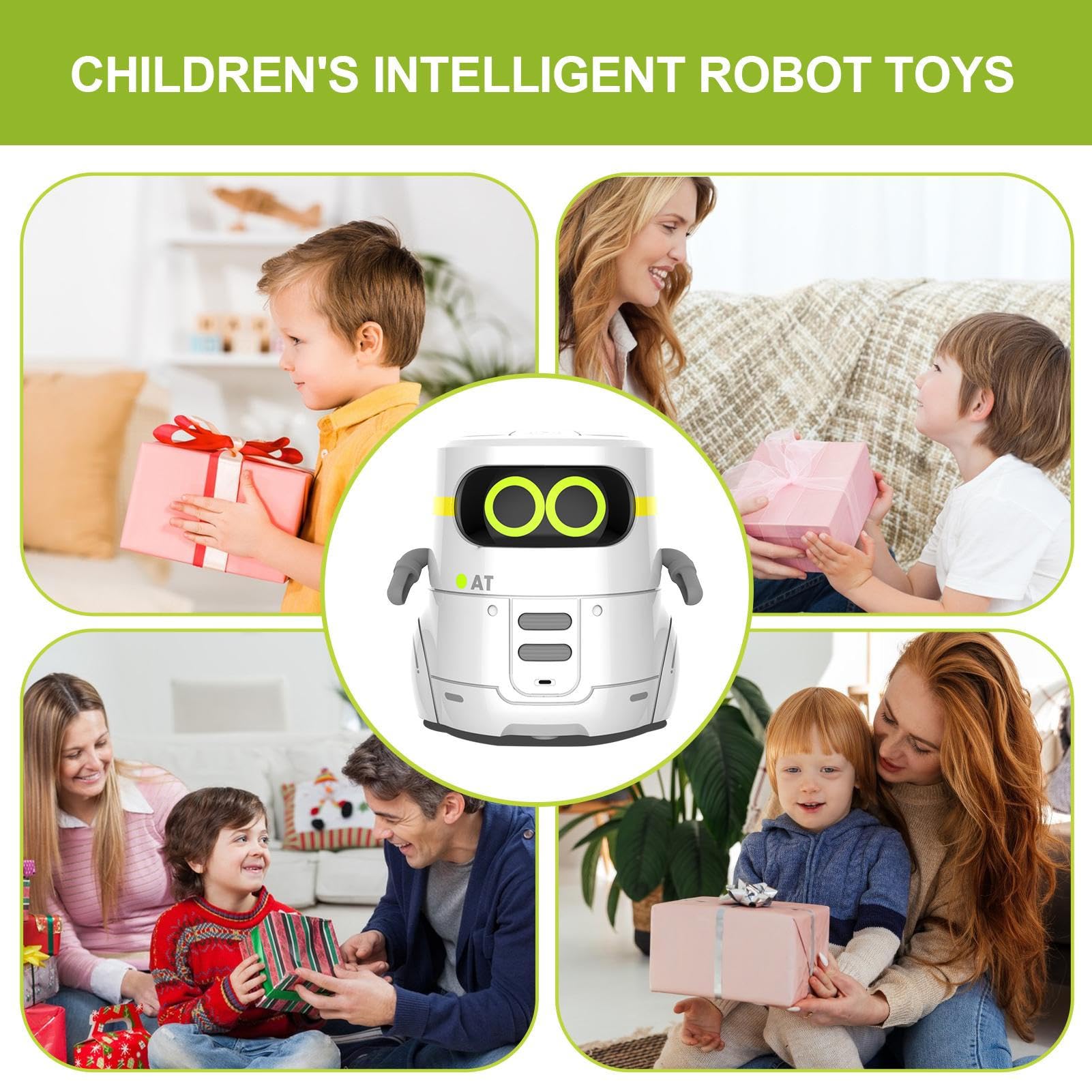Robot Parlante Interactivo Con Sensor Táctil Y Control Por Voz, Canta, Baila Y Repite, Juguete Educativo Para Niños De 3+