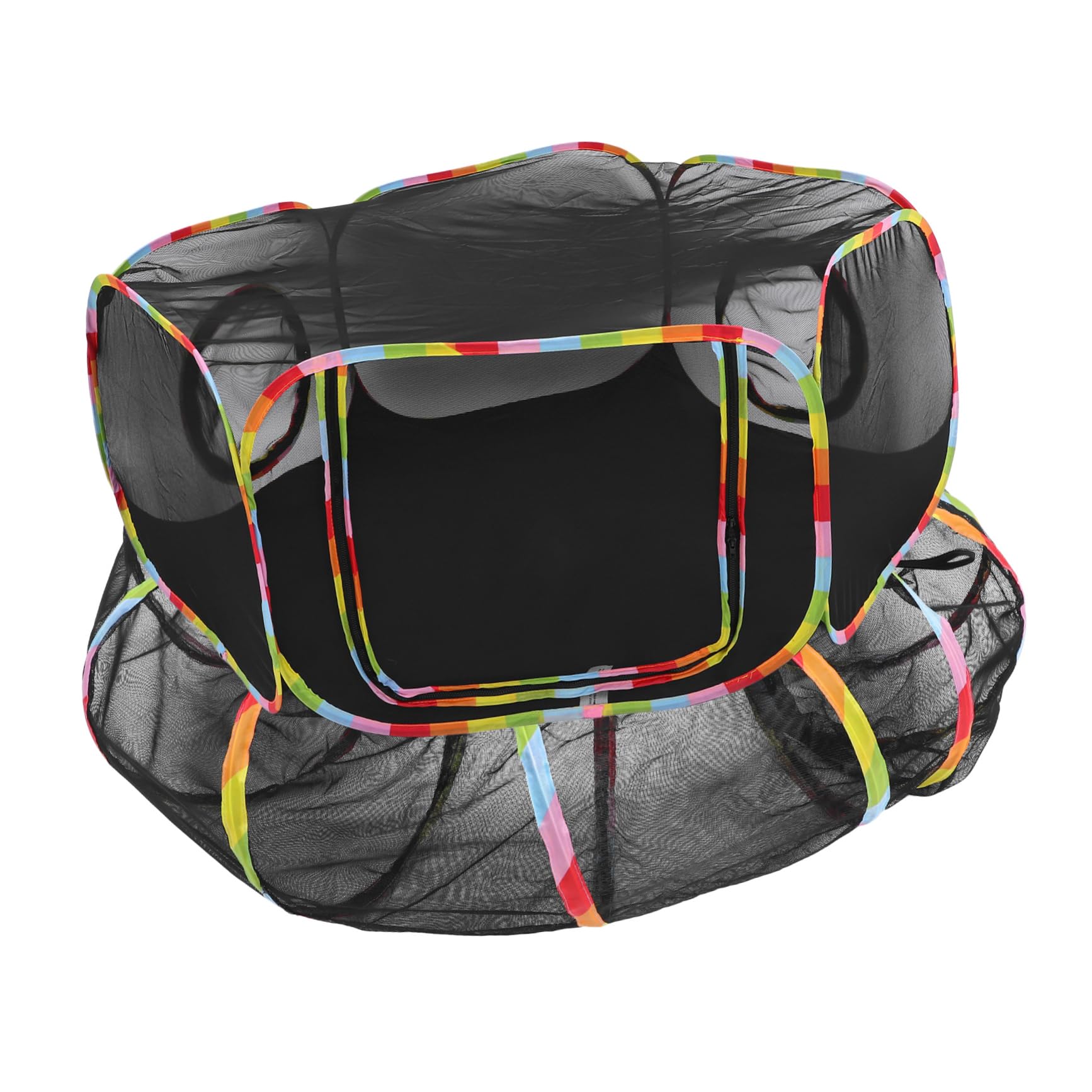 Tienda para gatos con túnel exterior portátil JUMPLAWN para tardes de jardín y camping seguro