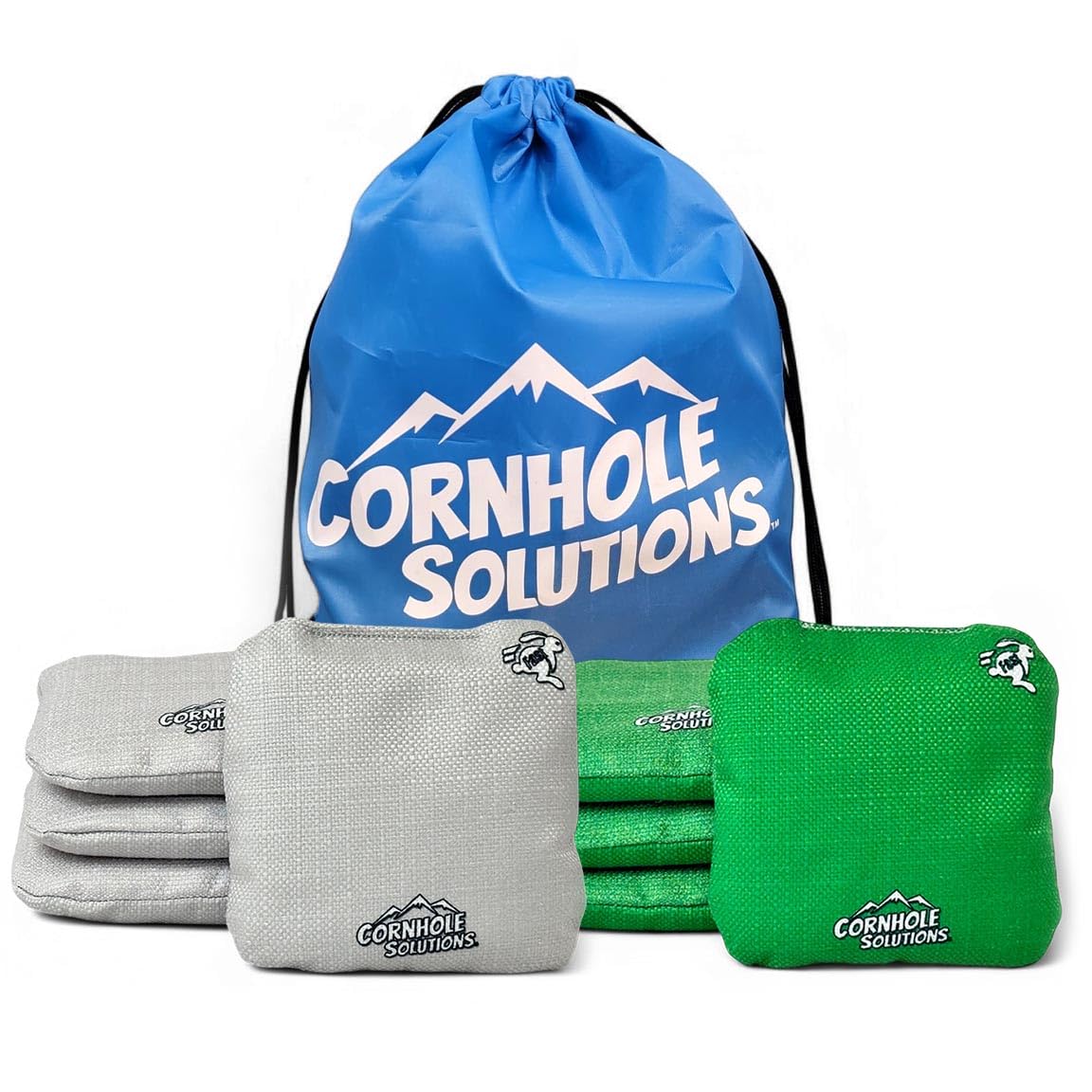 Cornhole Solutions Cornhole Bags 8er Set - Regulation Pro Style 6x6 - Harz gefüllt + Tragetasche