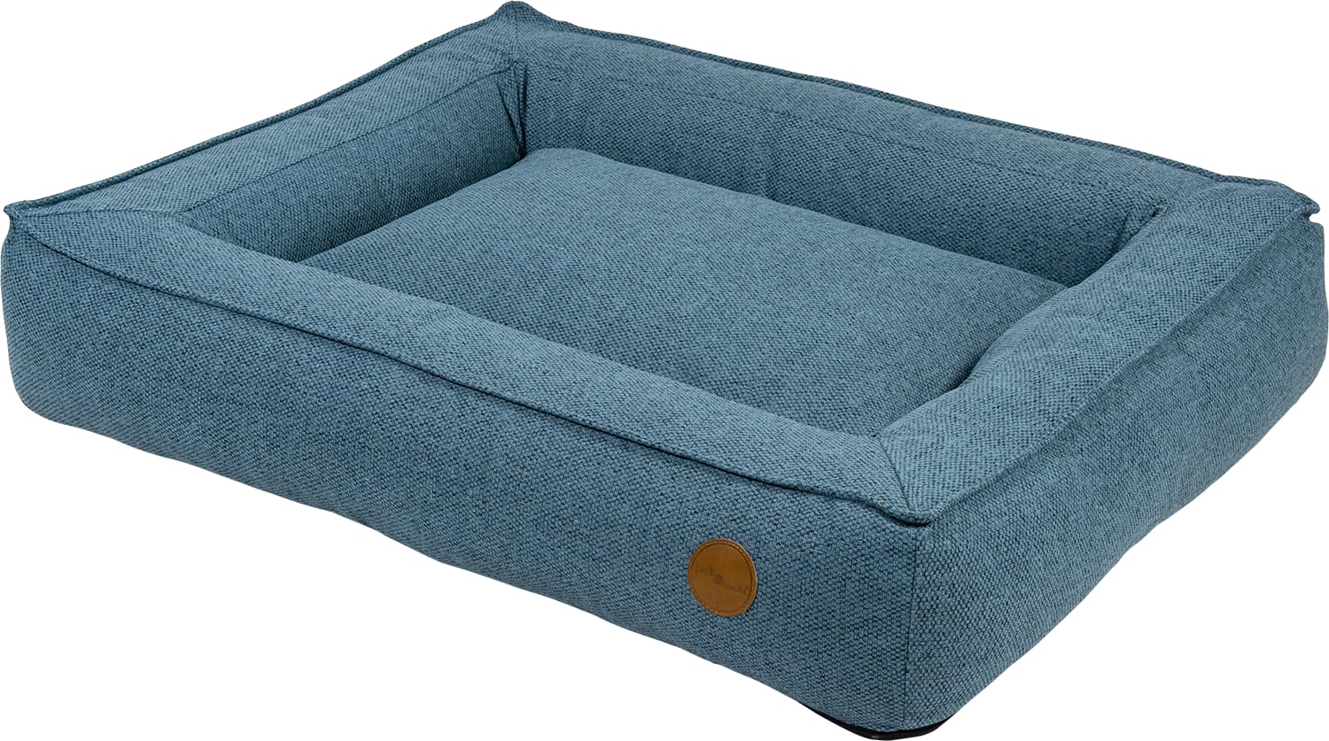 JACK AND VANILLA – Cama ortopédica para Perros JV Hampton – Cesta con Bordes para Perros con articulaciones frágiles – Color petróleo, XL, 120 x 80 cm