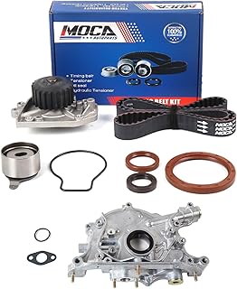 MOCA Timing Belt Kit Oil Pump Water Pump Fit 1996-2001 for Acura Integra GS-R 1.8L GAS DOHC