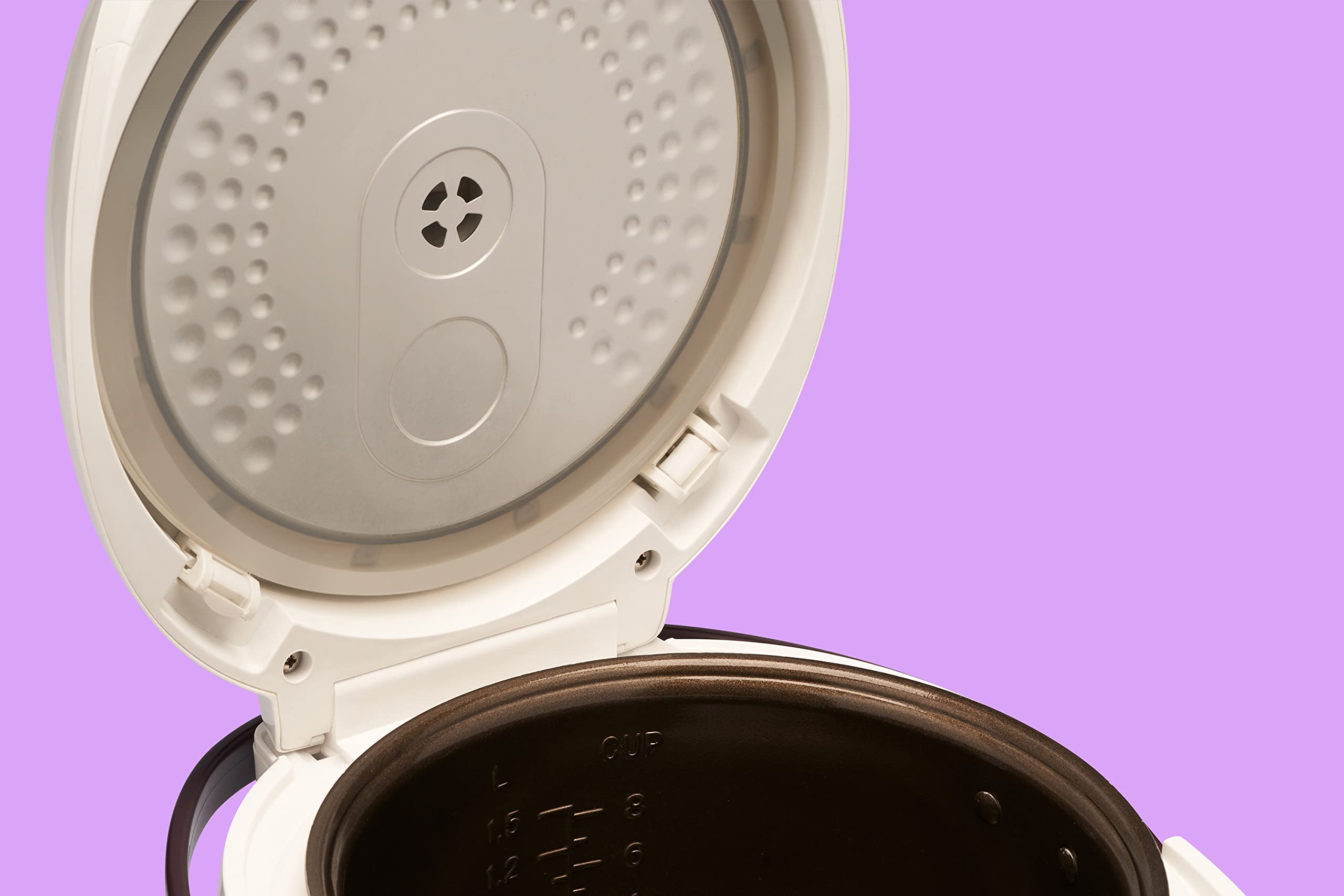 REISHUNGER Cuiseur à riz (rice cooker) & cuiseur vapeur numérique blanc avec avec bol en céramique & - 12 programmes, technologie 7 phases, 1.5 l jusqu'à 8 personnes - Robot cuiseur | Jusqu'à 8 personnes - Minuteur et récipient intérieur Premium - Marmite