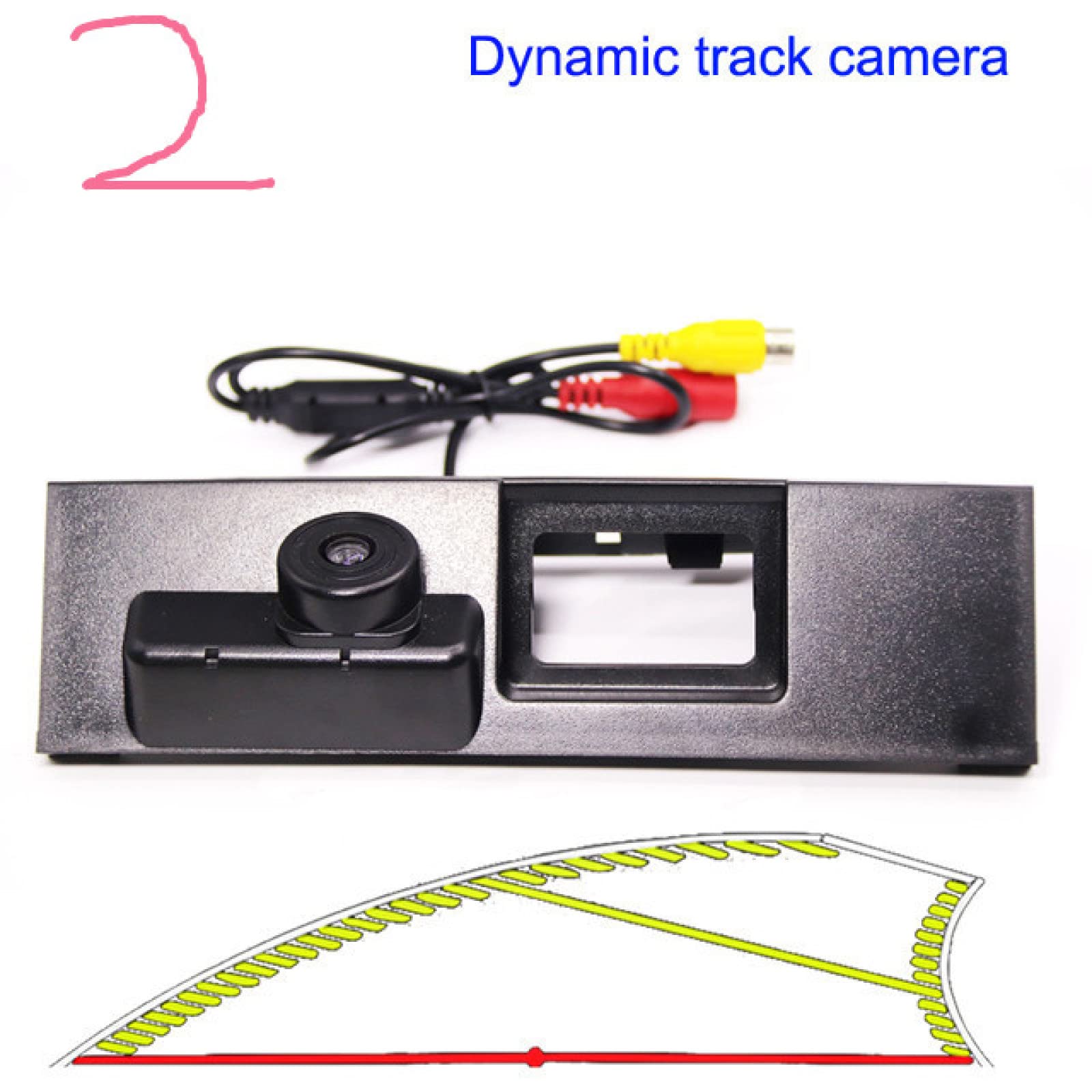 Dinamica Traiettoria di Tracciamento di Retrovisione dell'automobile di Backup Telecamera di Retromarcia Assistenza al Parcheggio, per Ford MONDEO CHIA X 2014 2015 2016