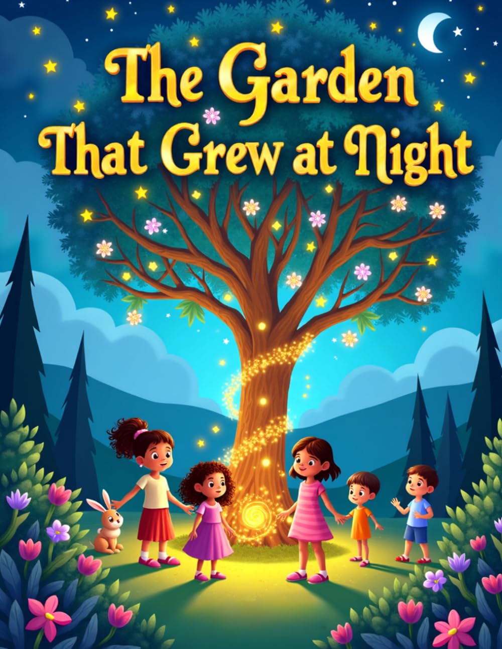 The Garden That Grew at Night: A Magical Bedtime Story for Kids Ages 3-7 About Nature, Kindness, and Discovery