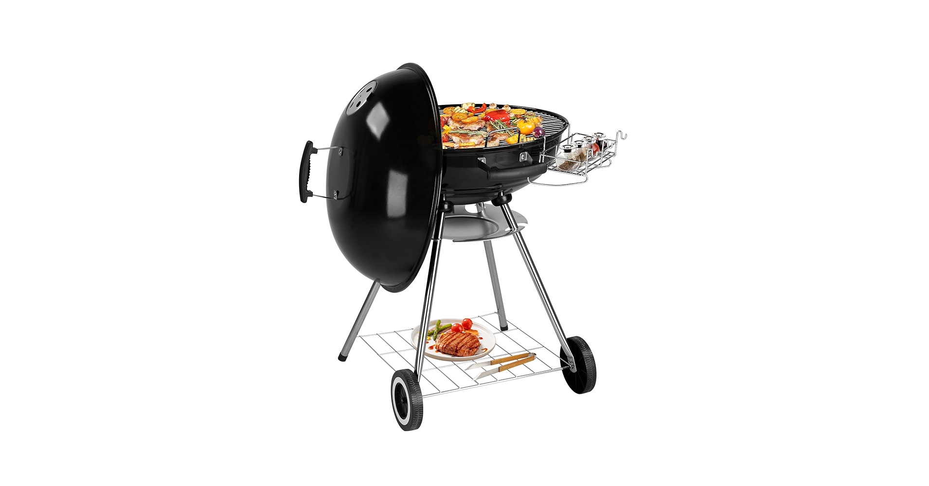 Amazon.com: 21.5 Inch Round Barbecue Kettle, Portable
