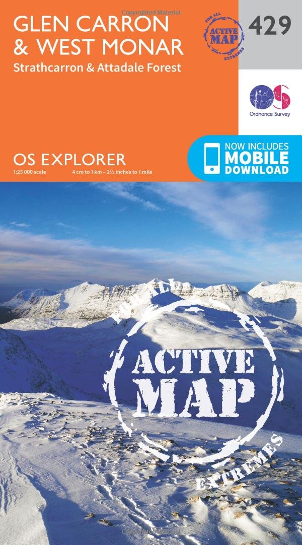 Glen Carron and West Monar by  Ordnance Survey - 9780319472811