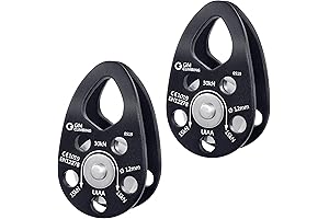 Durable and Reliable Pulley for Rope Ascending - GM Climbing Swing Cheek Micro Pulley