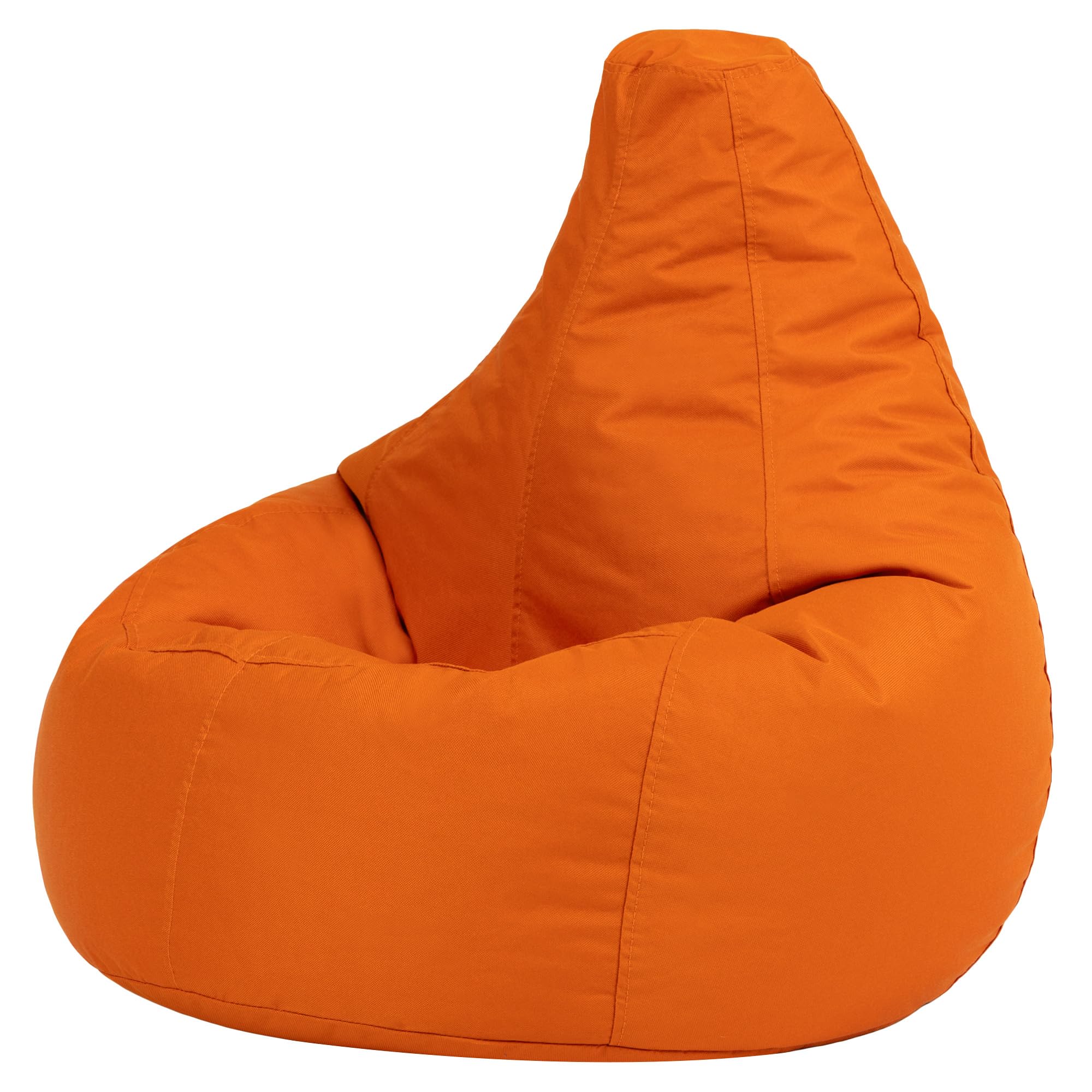 Bean Bag Bazaar Outdoor Kids Bean Bag with Filling Included, Orange