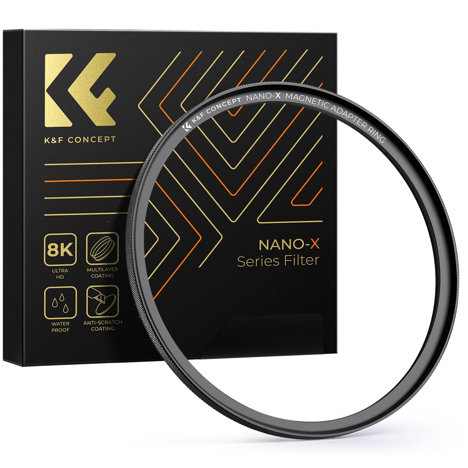 K&F CONCEPT 82mm Empty Magnetic Base Filter Ring (Works ONLY on K&F Concept Magnetic Quick Swap System)