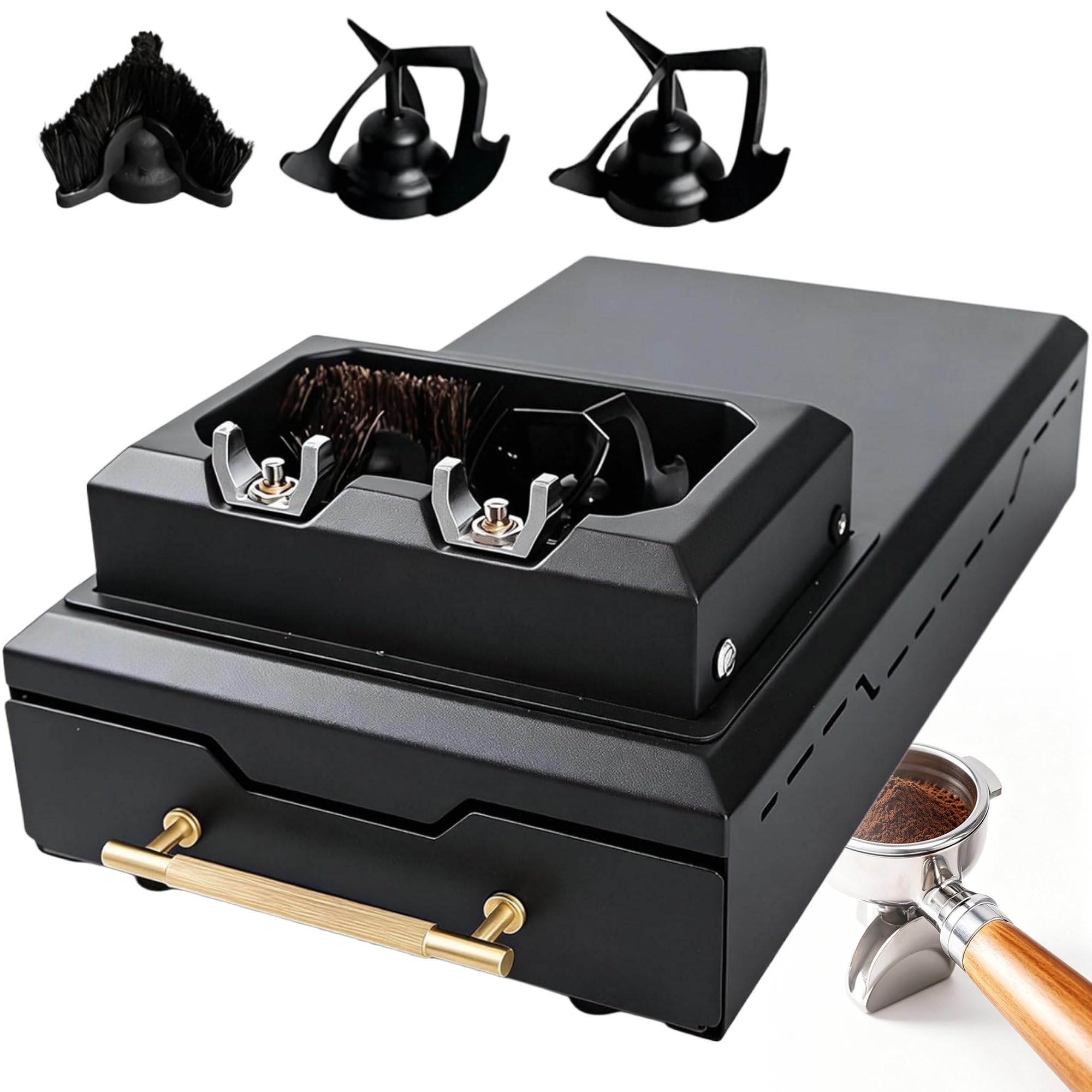 Limpiador Electrico de Portafiltro Comercial Herramienta Espresso