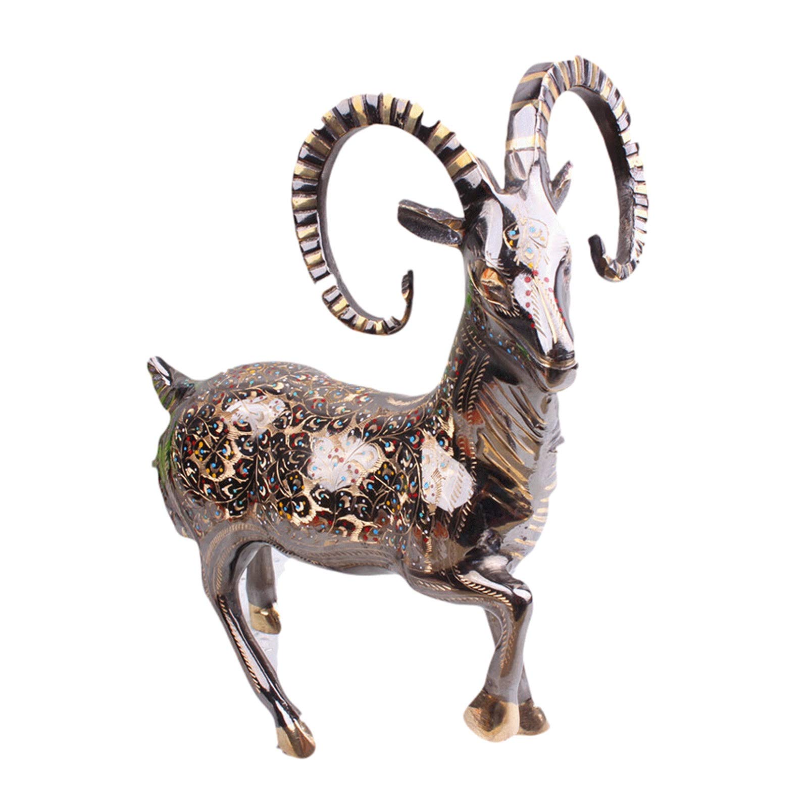 Sculpture animale en bronze peint comme objets de collection - 8