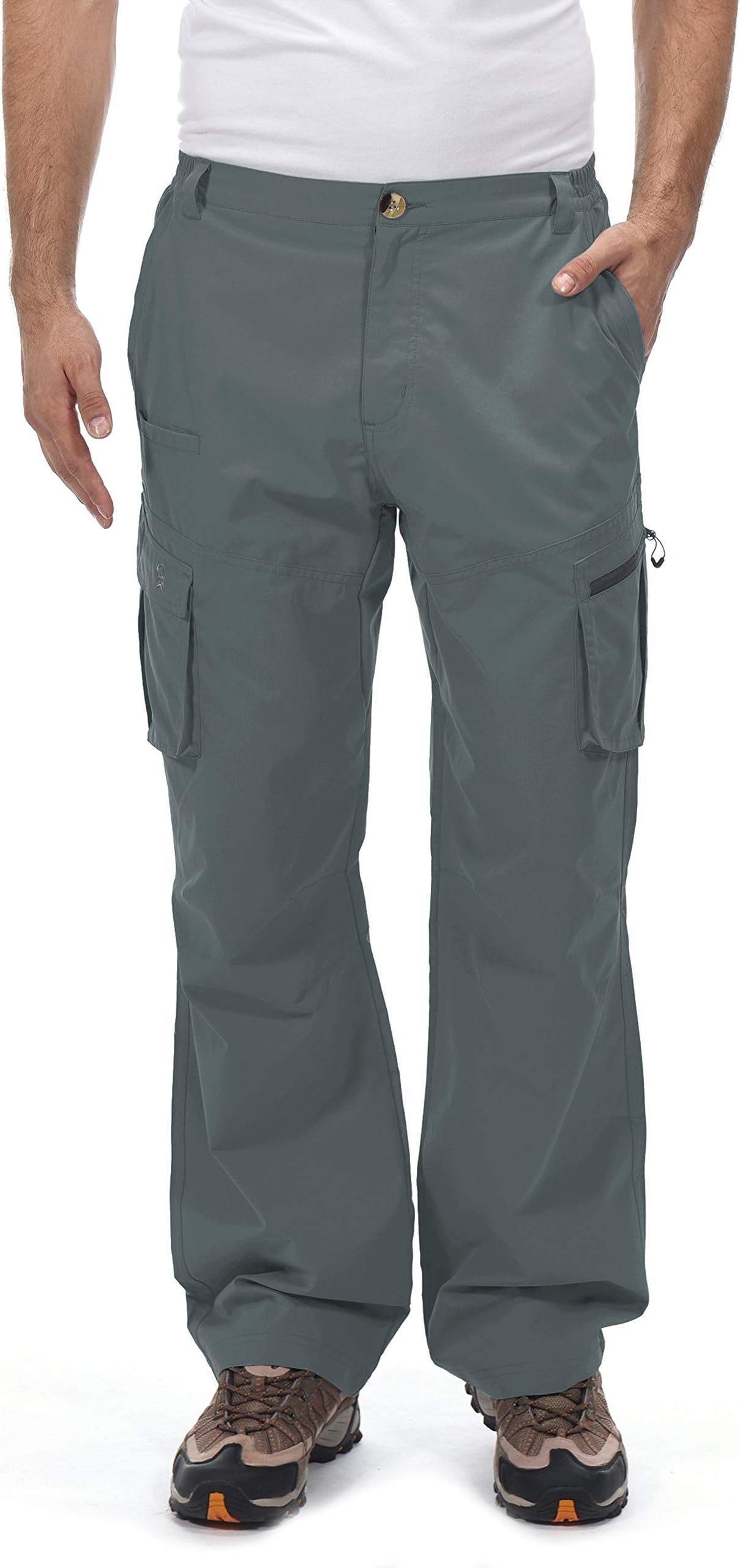 Little Donkey Andy Men's Quick Dry UPF 50+ Cargo Pants, Stretch Lightweight Outdoor Hiking Pants