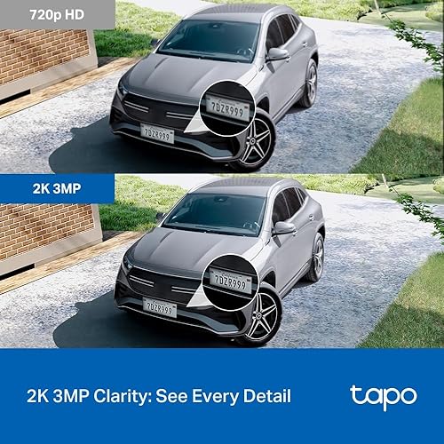 Miniatura 10 de TP-Link Tapo - Cámara de seguridad de inclinación panorámica 2K para monitor de bebé cámara para perro con detección de movimiento sirena de audio