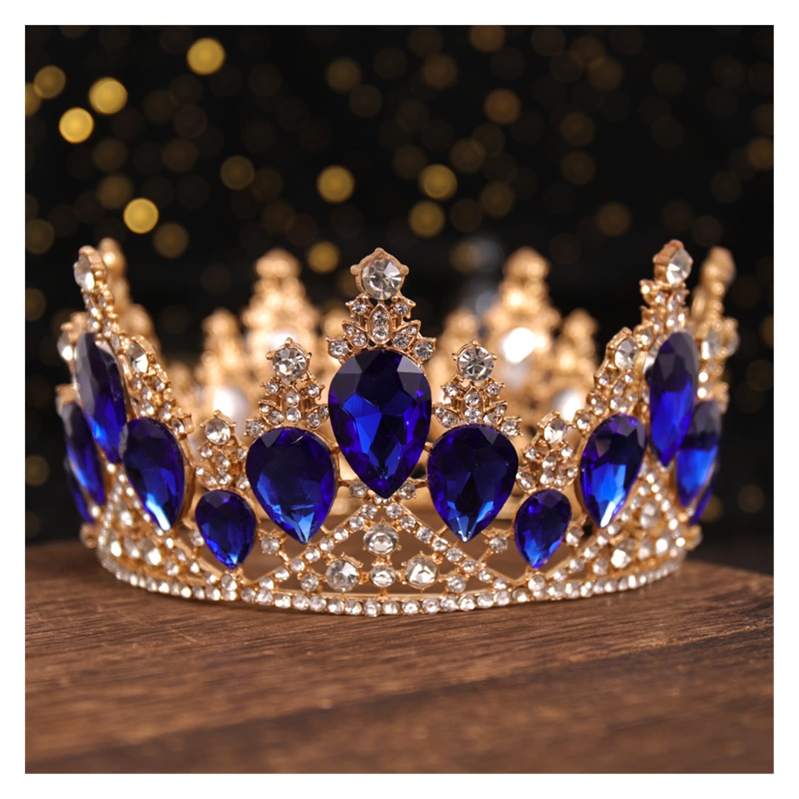Minkissy Couronne Cristal Violet Tiare Mariage - Diadème Bijoux Cheveux Pour Fille Et Mariée