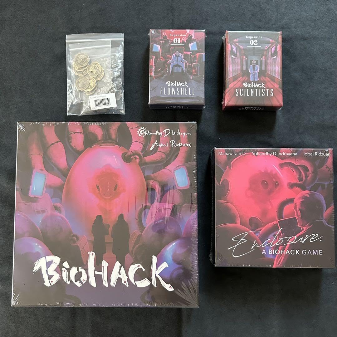 Amazon.co.jp: ボードゲーム Biohackバイオハック Complete Pledge 