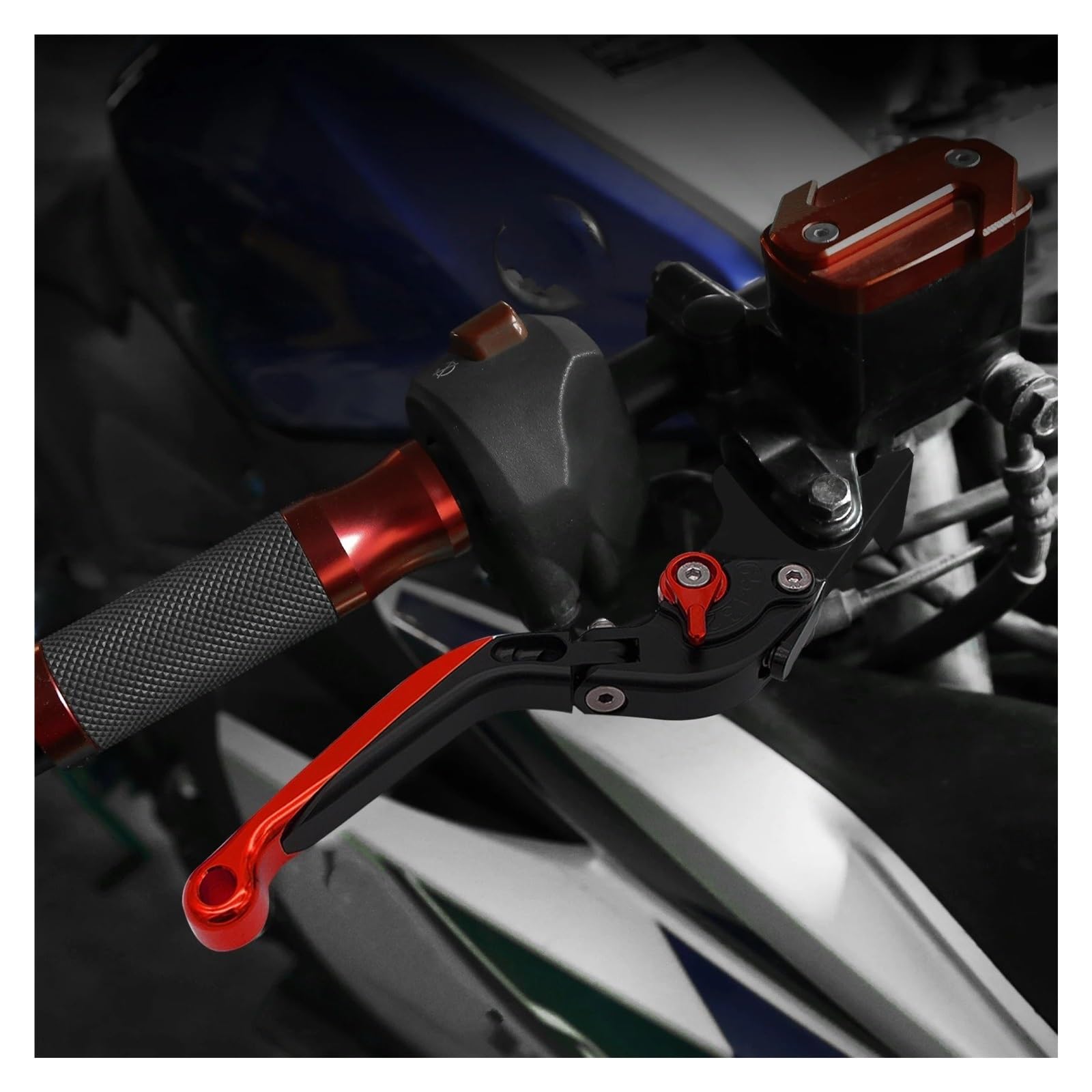 Leve Freno Frizione Per Aprilia SX125 RX125 SX RX 125 2021-2025 Leva Frizione Freno Regolabile Pieghevole Allungabile In Alluminio Leve Frizione Freno(F Red)