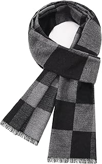 Sponsored You’re seeing this ad based on the product’s relevance to your search query.Learn more about this advertisement Lonya Men's Winter Tartan Scarf Faux Cashmere Classic Plaid Men's Classic Warm Soft Solid Winter Scarf