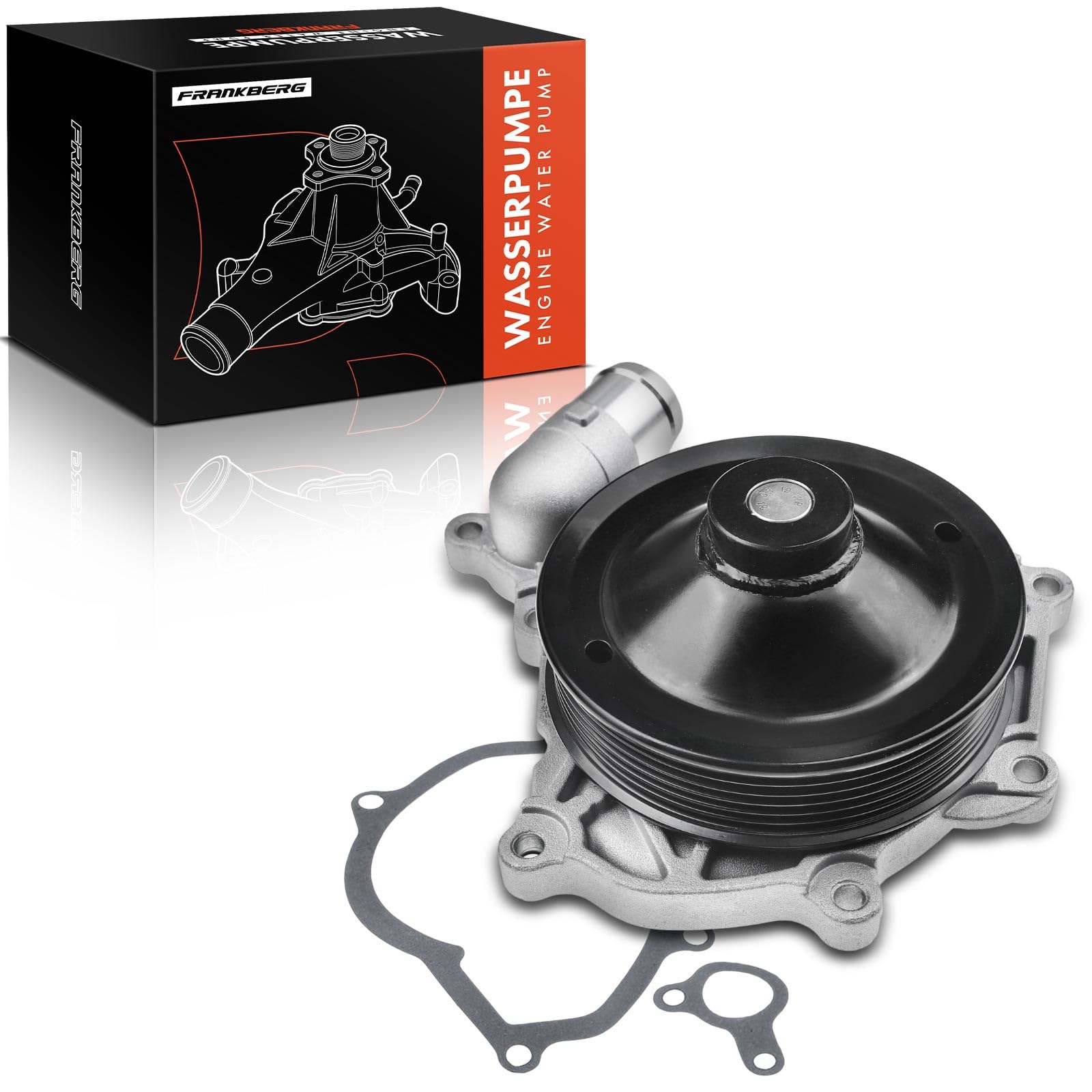 Frankberg Pompa dell'acqua 99610601153 | Compatibile con: 911 Targa 996, 911.996, 911 Cabriolet 996, B.o.x.s.t.e.r 986
