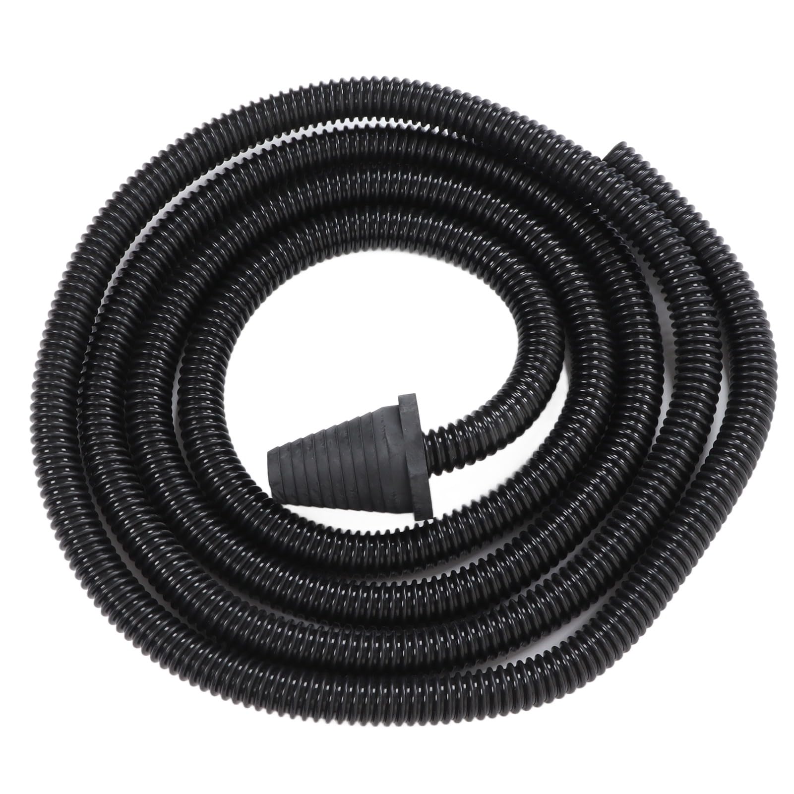 Manguera para herramientas eléctricas de recolección de polvo, pieza de repuesto flexible para amoladora de pared, tubo roscado corrugado de goma con conector para aspiradoras,