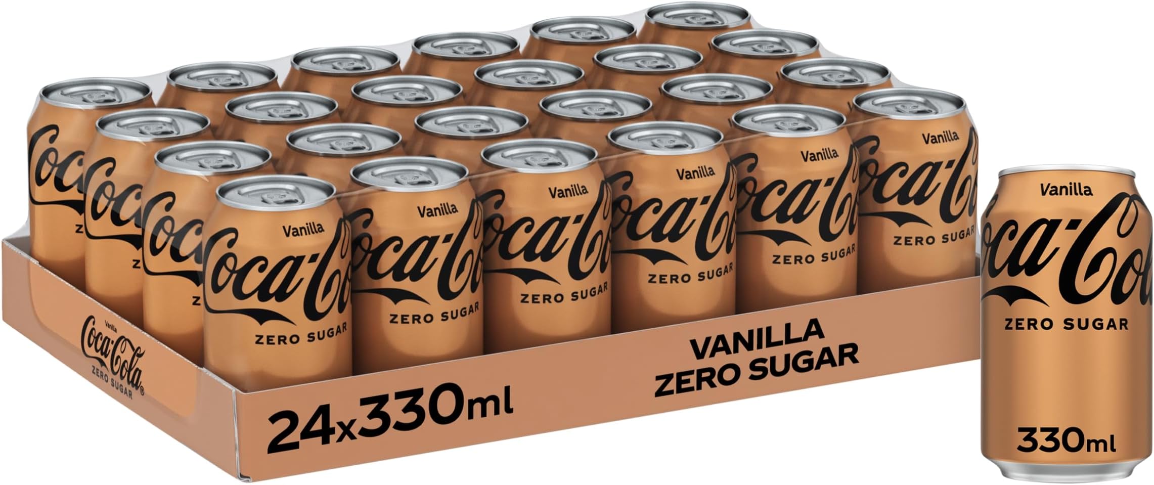 Coca Cola Zero Sugar Can Vanilla 330 ml (Pack of 24)
