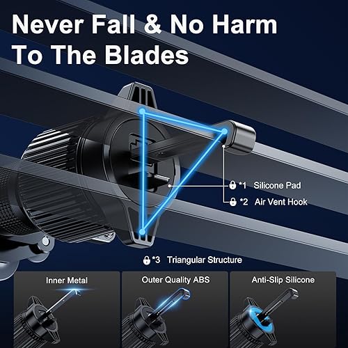 Miniatura 5 de Z Fold 5 - Soporte para automóvil, 2 formas y funda gruesa Soporte de teléfono celular por gravedad para Samasung Galaxy Fold 7 6 5 4 3 2 Accesorios