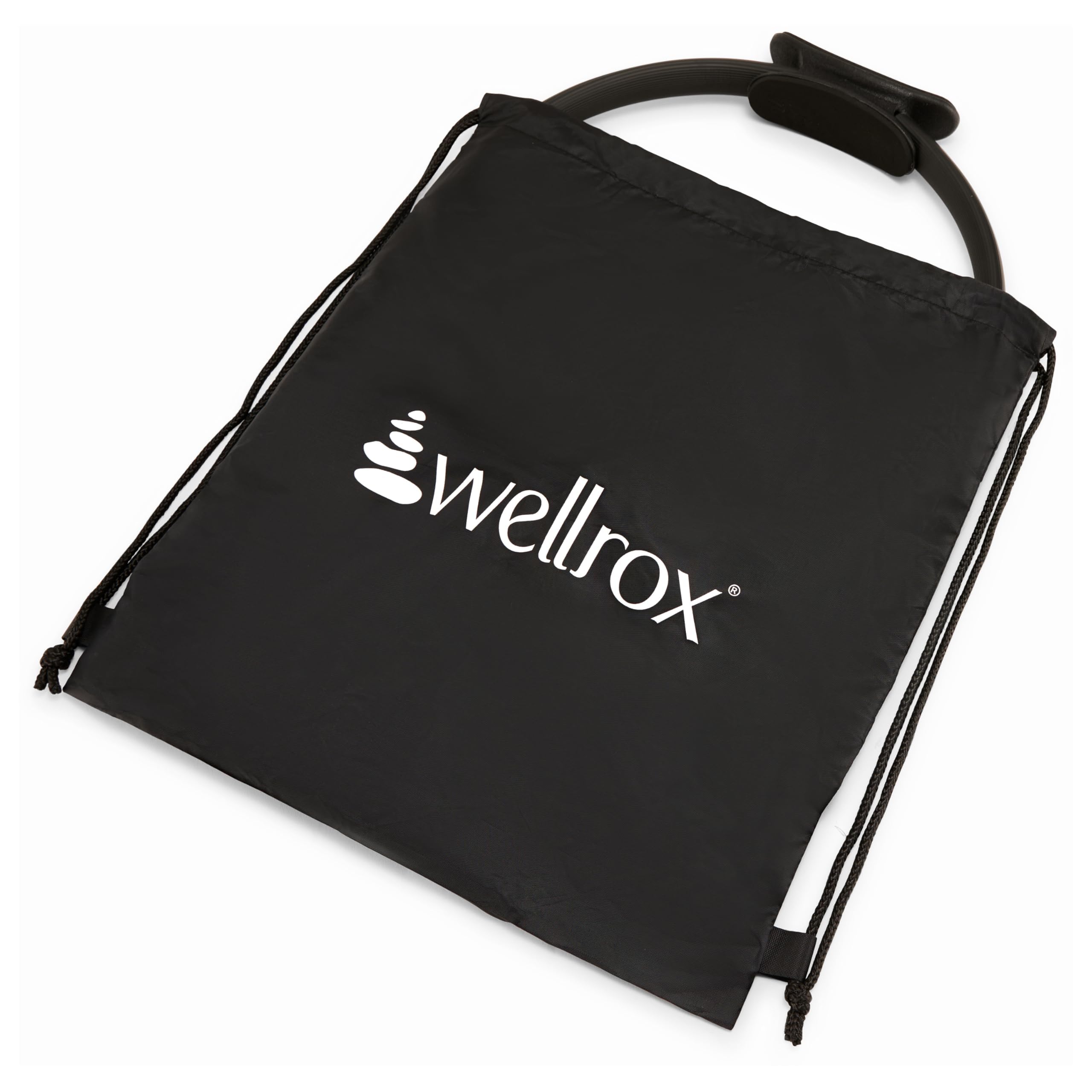 Wellrox Pilates-Ring und Tragetasche, leichter magischer Kreis-Yoga-Ring, äußerer und innerer Oberschenkeltrainer für Yoga, Pilates, Krafttraining (38,1 cm)