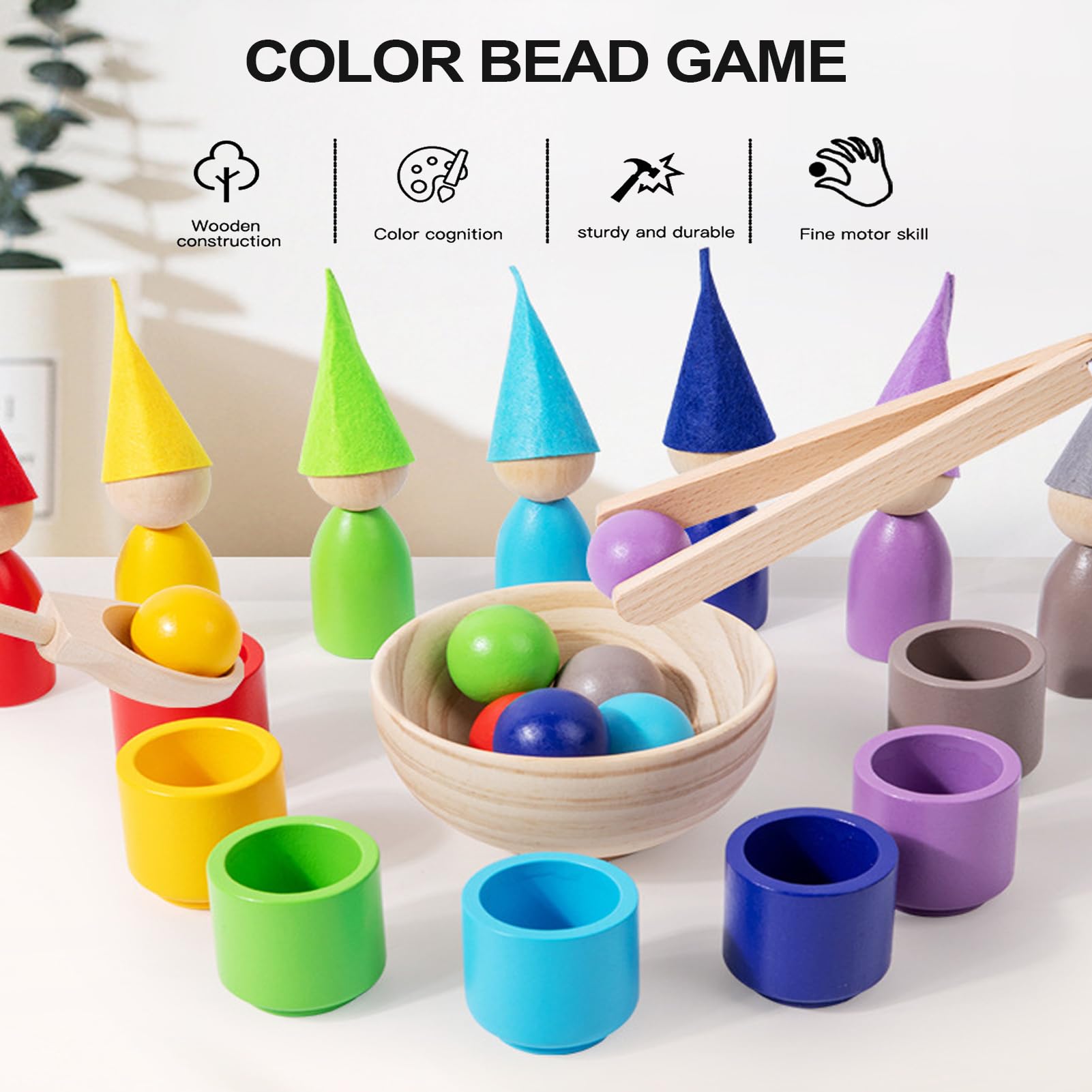 Juguetes de clasificación de Color, Tazas de clasificación de Color Juegos