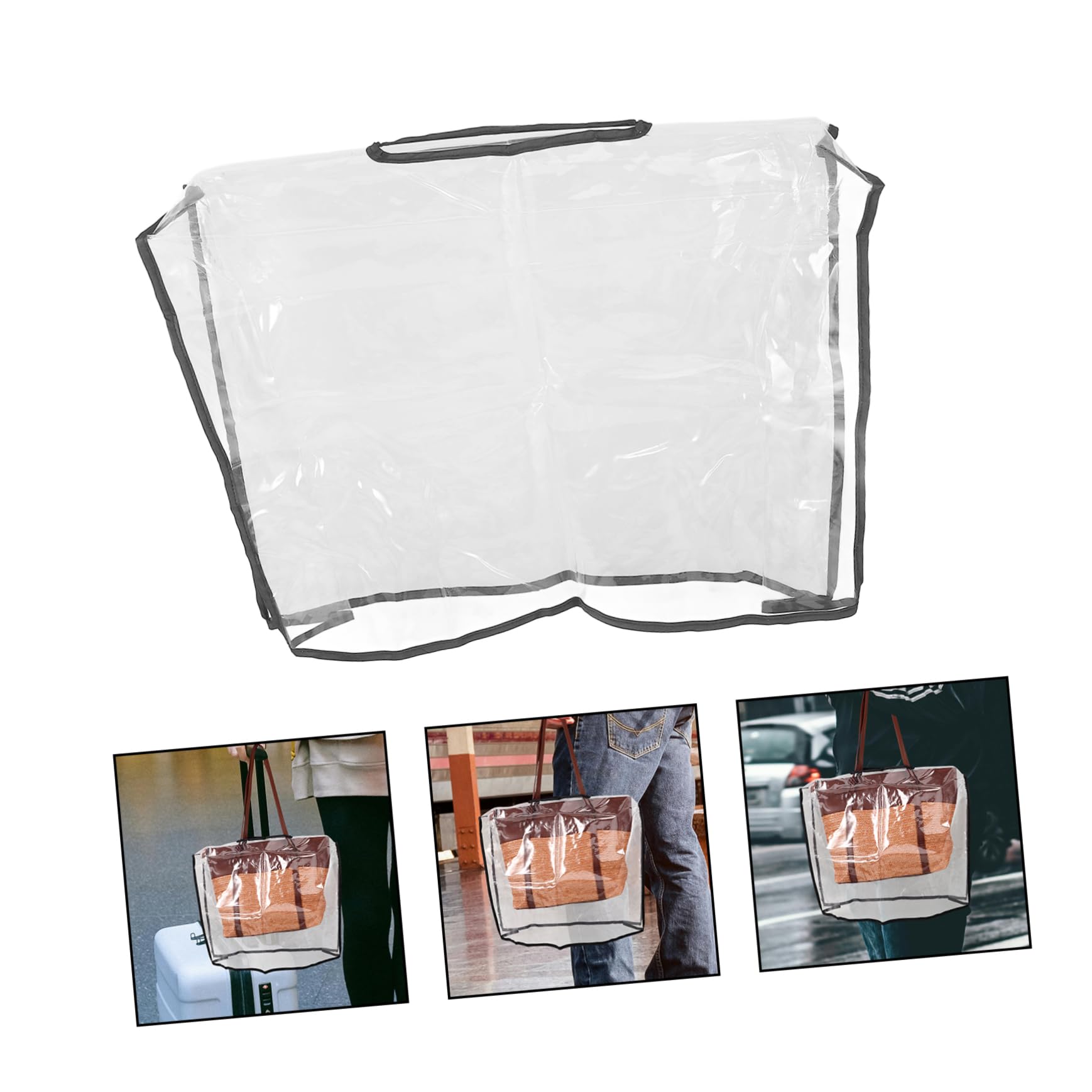 BESPORTBLE 5 Uds Funda Protectora Transparente para Bolso De Mano Funda Protectora para Bolso Accesorio para Bolso Suministro De Bolso De Mano Cubierta A Prueba De Lluvia Suministro De