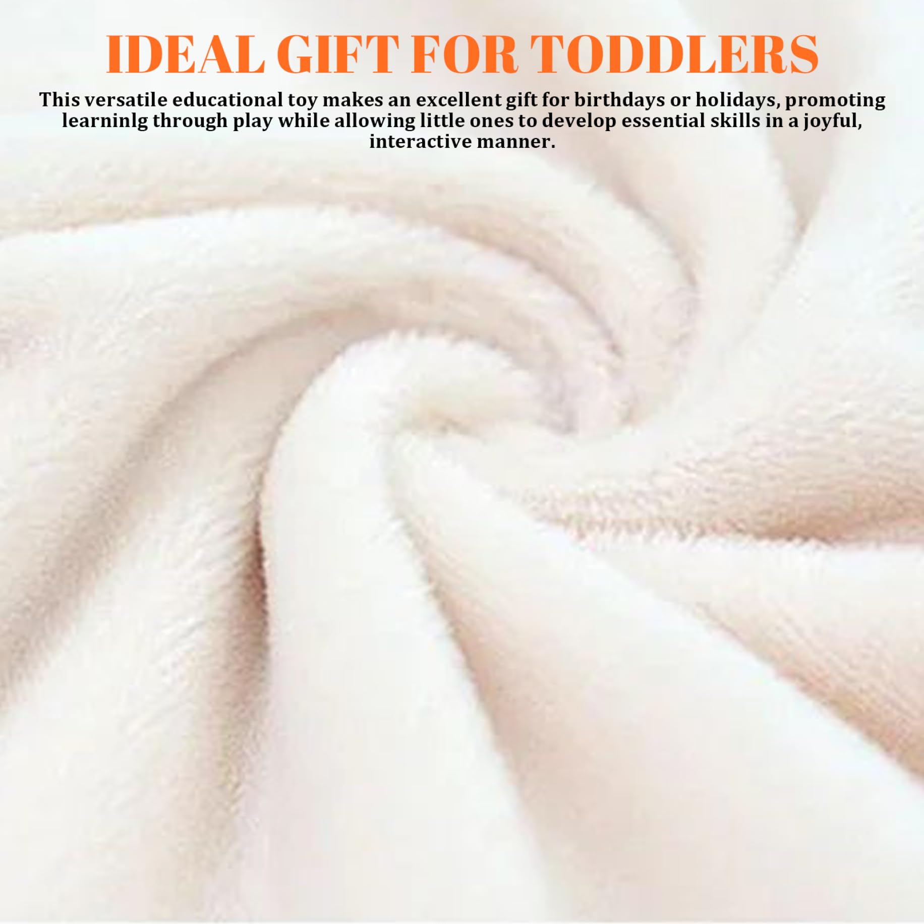 Jouets de Voyage pour Tout-Petits avec 6 Paires de Boucles, Jouet éducatif en Peluche à Motif d'oiseau avec Figure géométrique et Son Poche, activités motricité Fine pour Tout-Petits