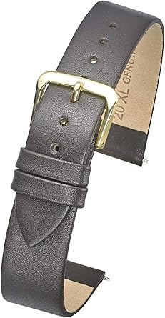 Thin leather watch strap Clearance