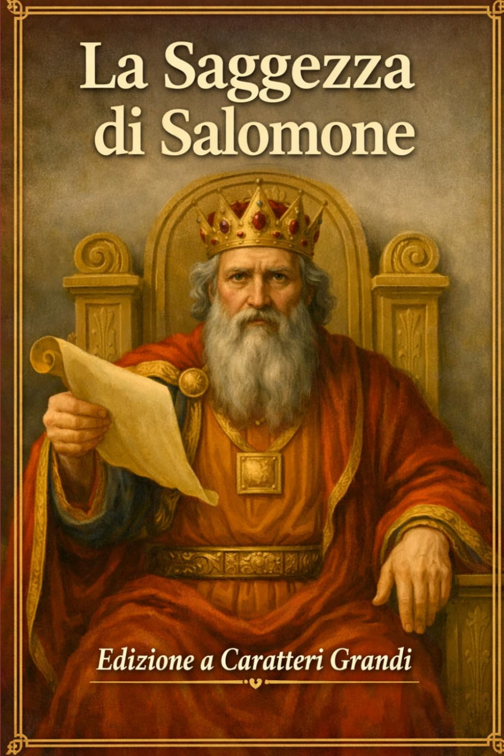 La saggezza di Salomone Edizione a caratteri grandi: Conosciuto anche come Il libro della saggezza –