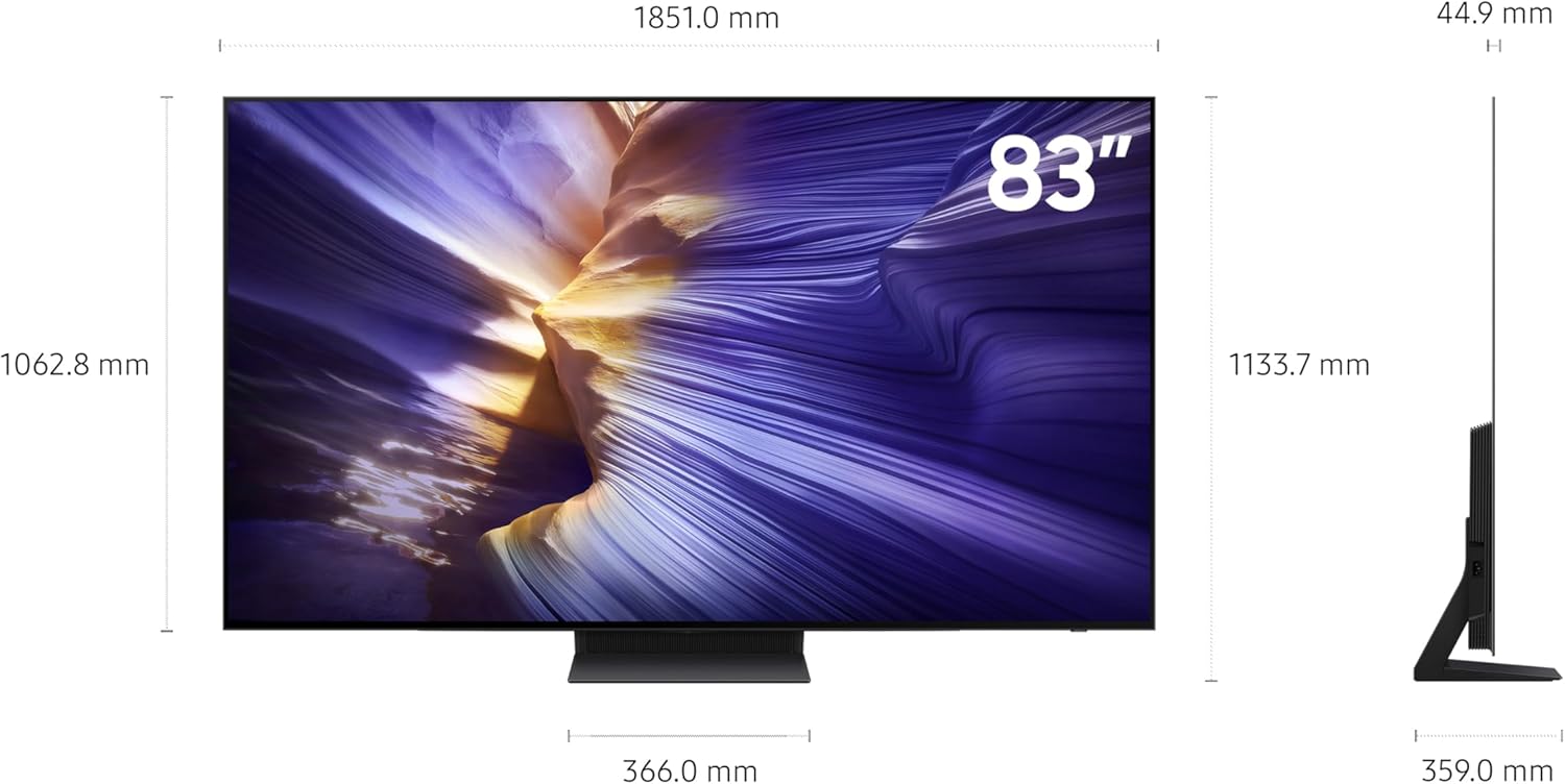 Samsung 83 Inch OLED TV, S90F, 4K, NQ4 AI Gen3 Processor, 4K A... - view 3