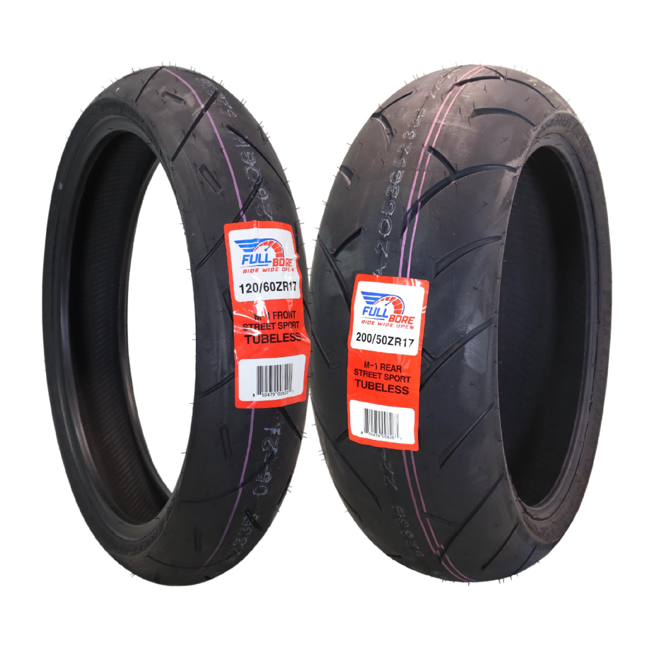 Amazon.com: Full Bore M1 120/60ZR17 Front & 200/50ZR17 Rear