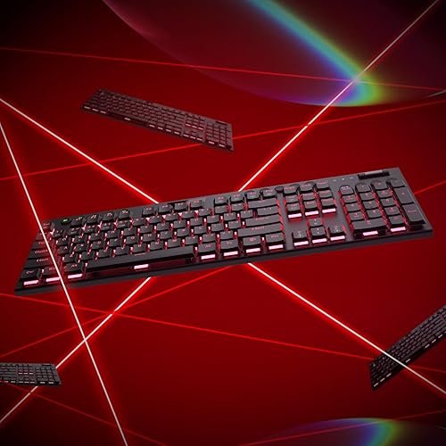 Miniatura 9 de Redragon K618 PRO Teclado mecánico RGB inalámbrico de 3 modos, BT2.4GhzTeclado para juegos de bajo perfil WinMac con diseño ultrafino, control de
