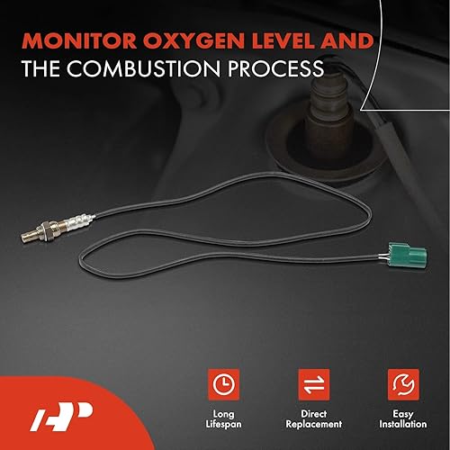 Miniatura 2 de A-Premium Sensor de oxígeno O2 compatible con Infiniti QX4 2001-2003 V6 3.5L y Nissan Pathfinder 2001-2002 V6 3.5L, corriente abajo izquierda,