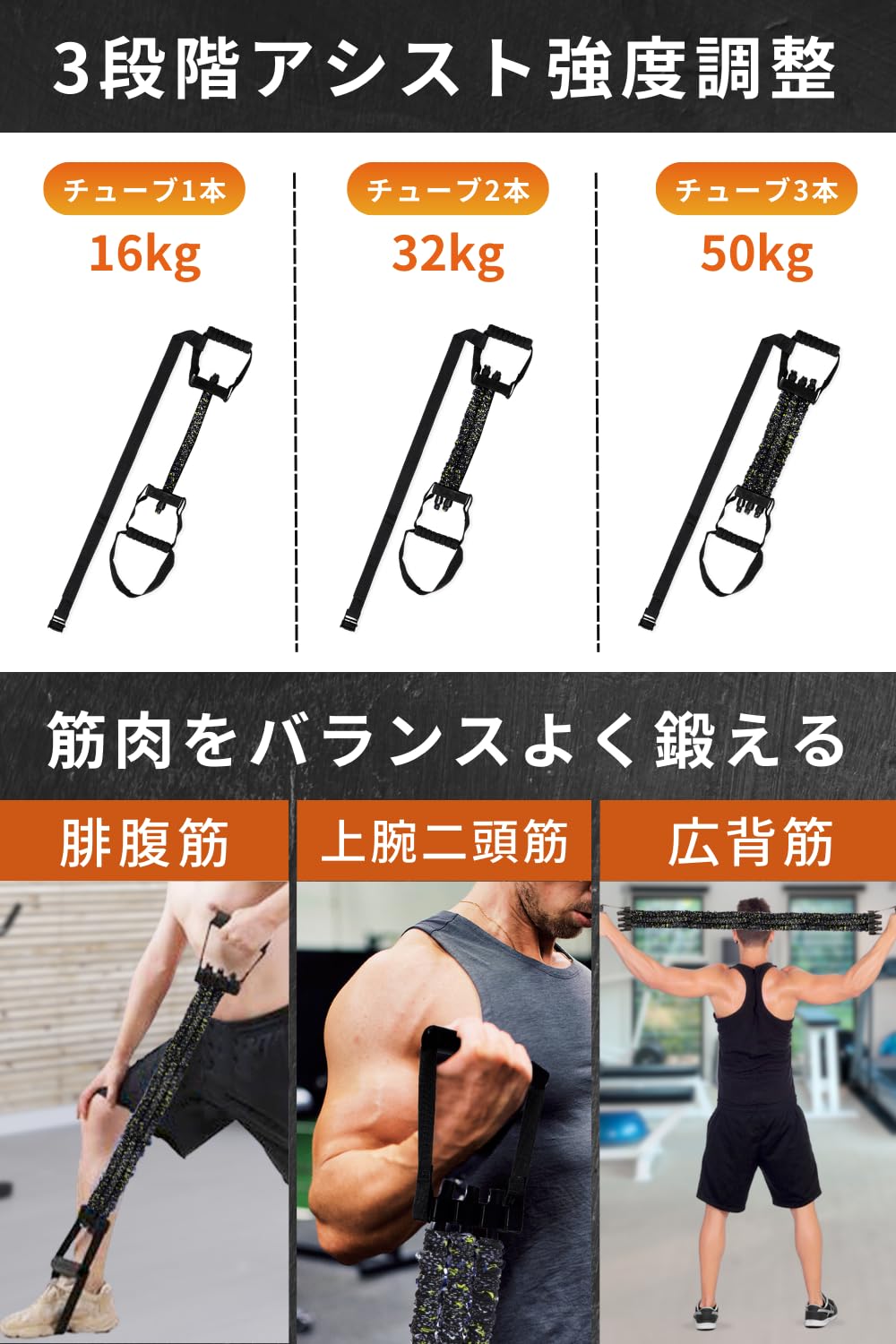 Amazon | [Wellness Be] 懸垂 補助 チンニング 【パーソナルトレーナー