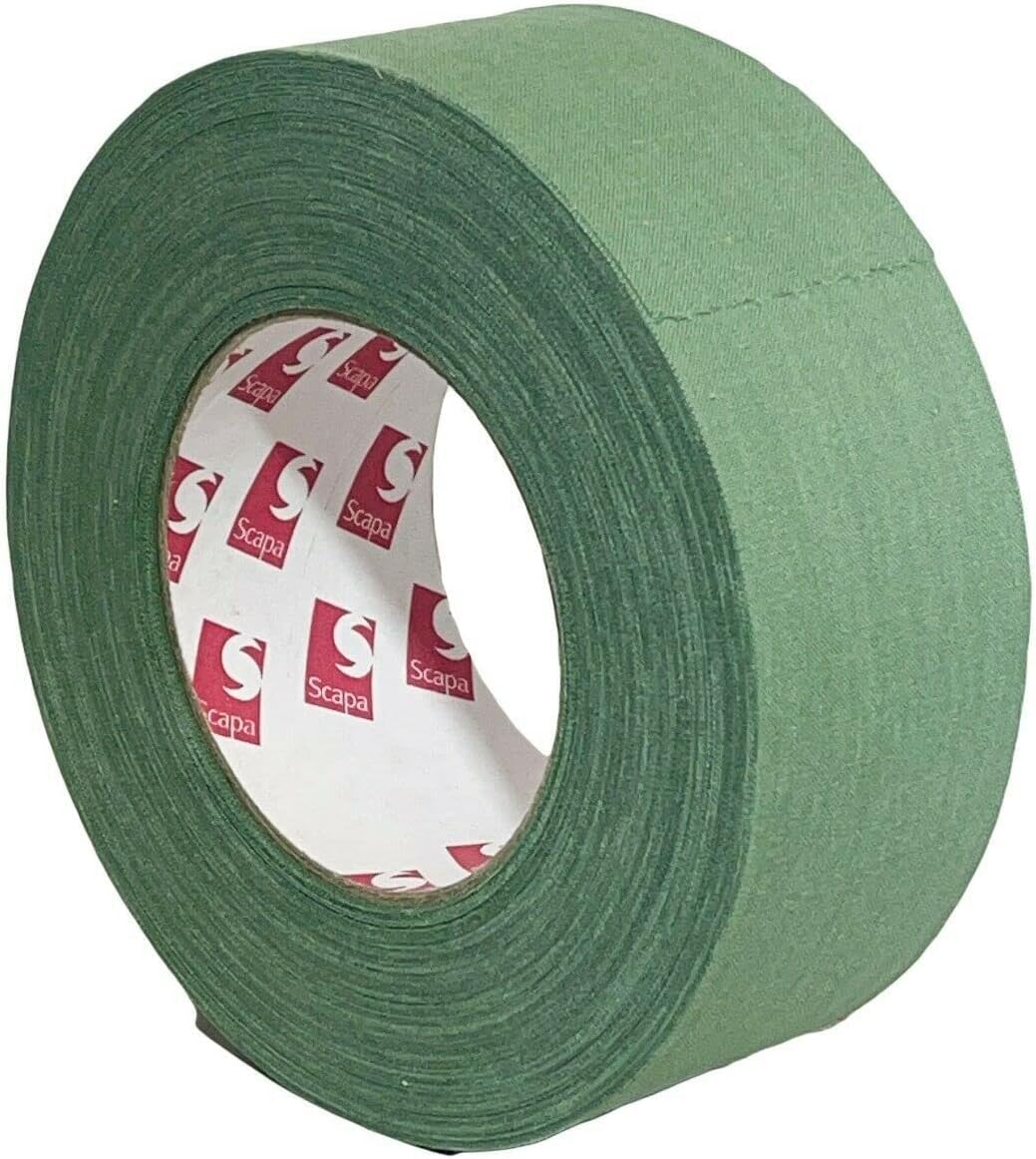 Olive Green Fabric Tape for Webbing Repair 5cm x 50m Scapa Genuine British Army Issue Sniper Tape