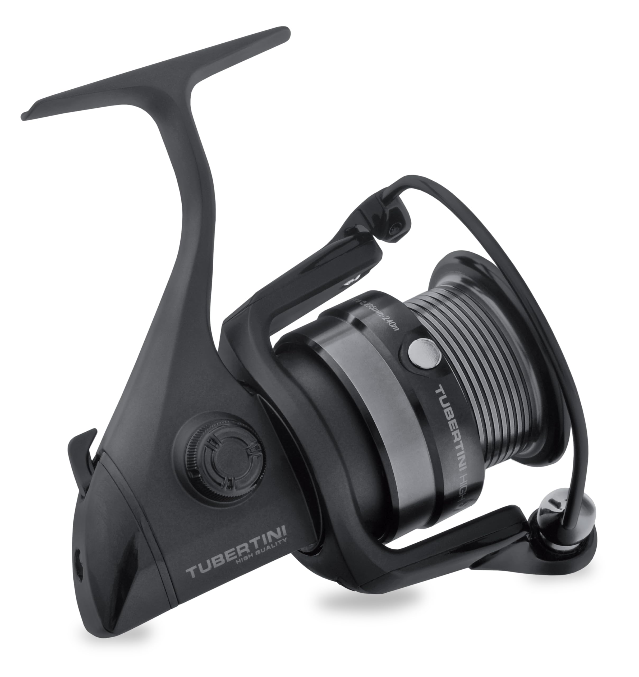 Tubertini 9922xx Vertigo Black, Mulinello ad alta efficienza con corpo rigido in lega Metal Royal.