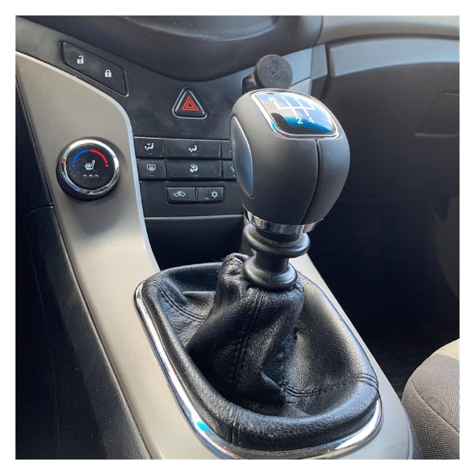 Pour Cruze 5/6 Vitesses Transmission Manuelle Poignée Pommeau Levier Vitesse Cuir Levier Vitesse Levier Vitesse levier vitesse(6 Speed)