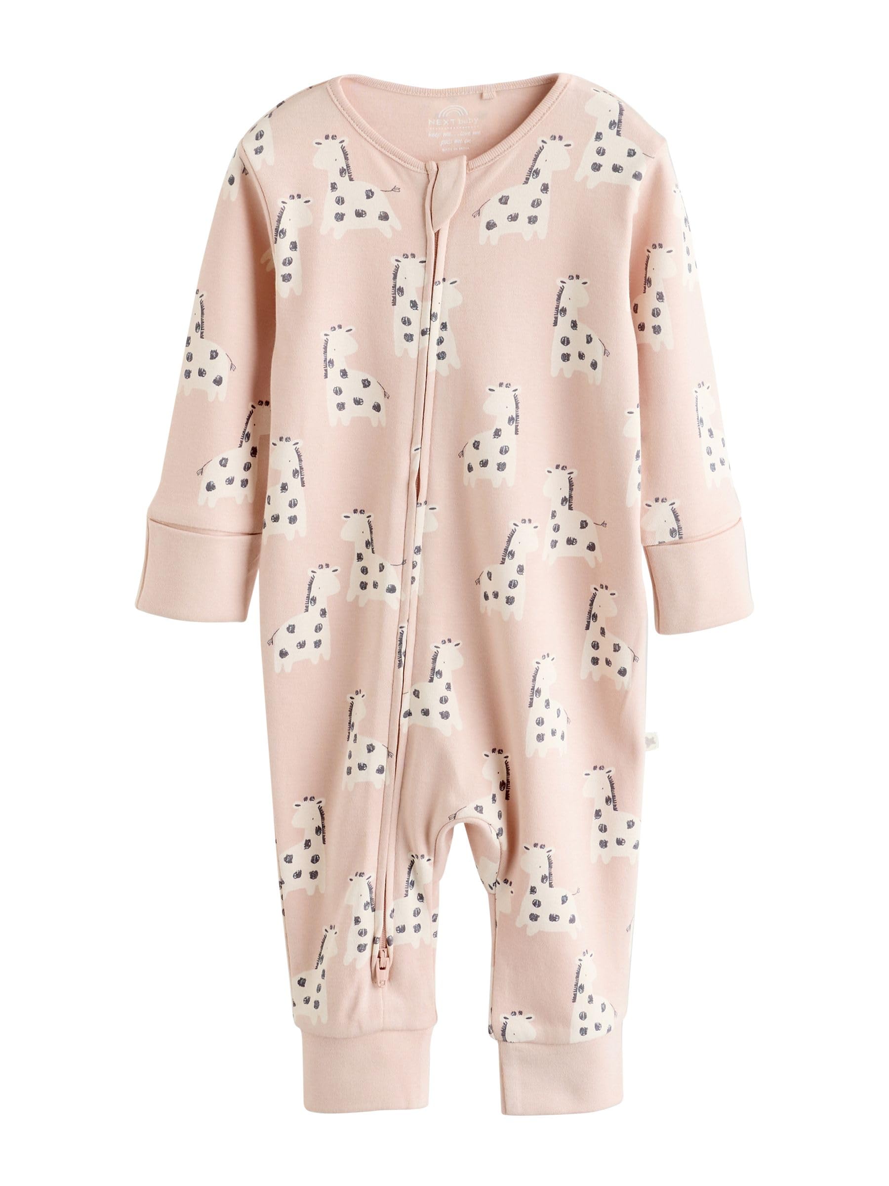 NEXT Unisex Bambino Confezione da 3 Tutine Senza Piedini per Bebè con Zip bidirezionale